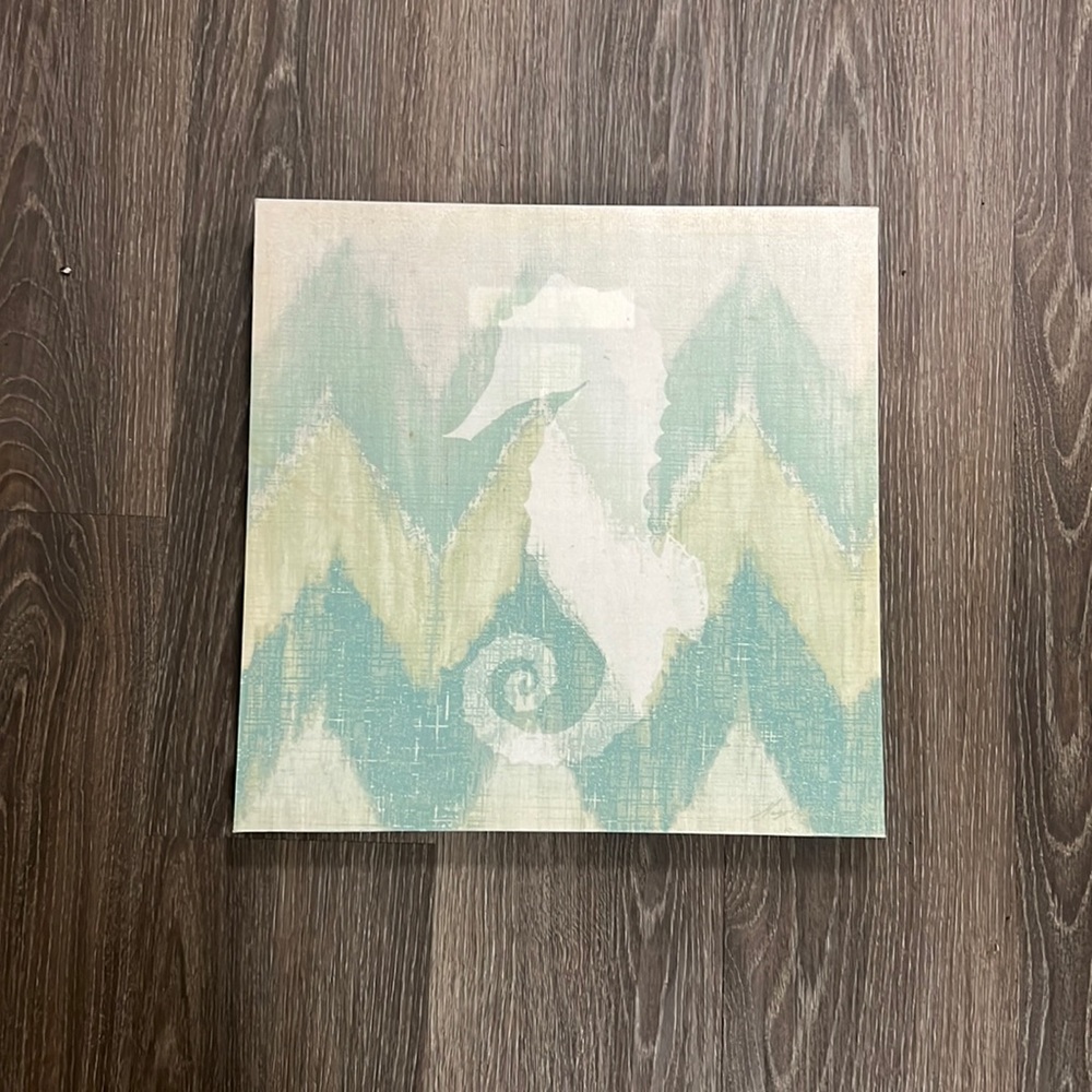 Chevron Sea Creature 14X14 inch